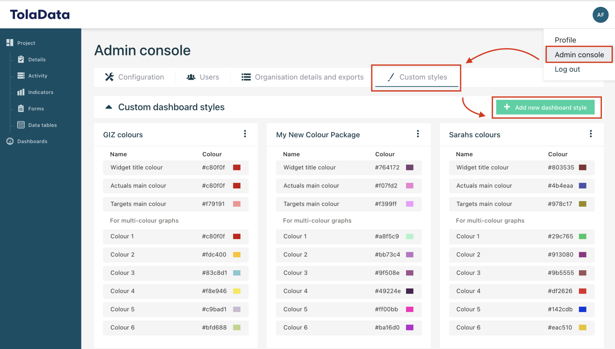 Creating Custom Colour Styles – TolaData