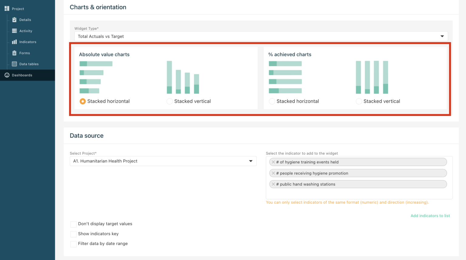 Adding Widgets to Your Dashboard - TolaData