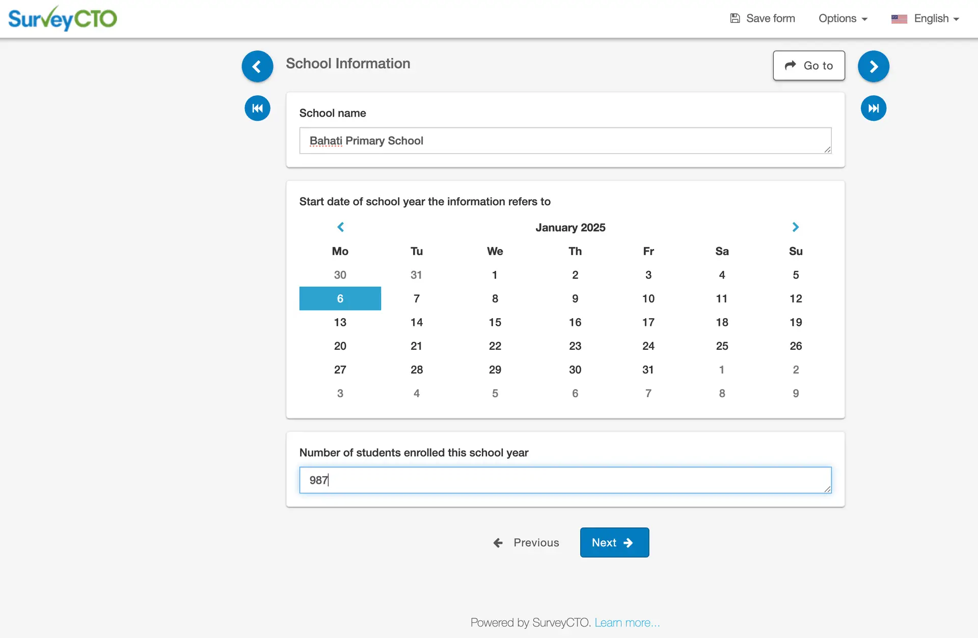 03.X – example of form filling - TolaData
